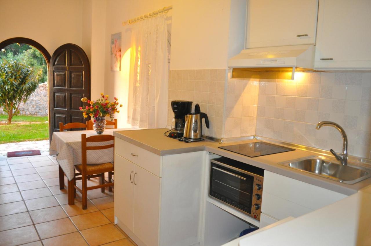 Holiday Apartments Maria With Pool And Panorama View - Agios Gordios Beach Екстериор снимка