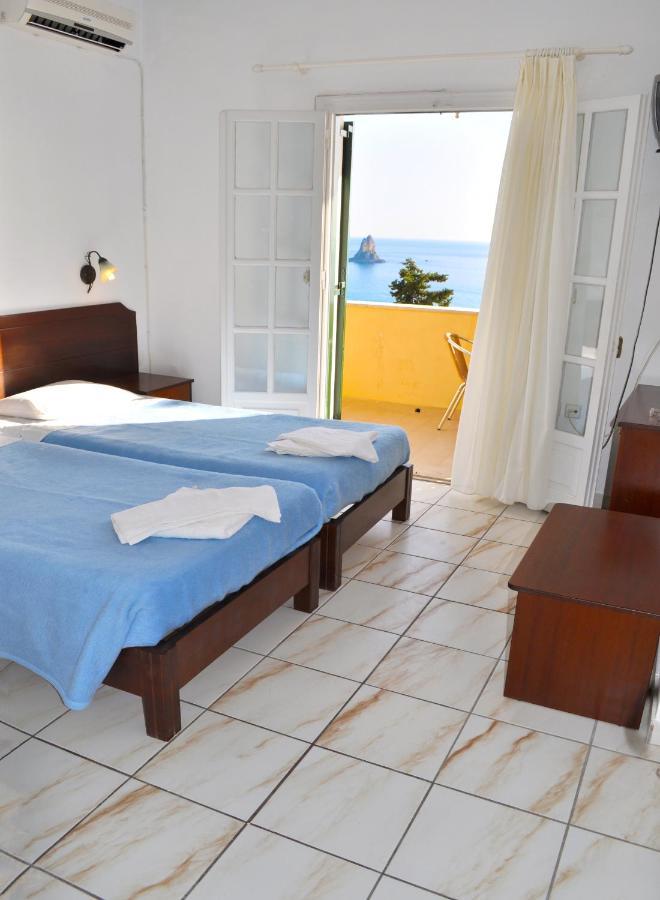 Holiday Apartments Maria With Pool And Panorama View - Agios Gordios Beach Екстериор снимка