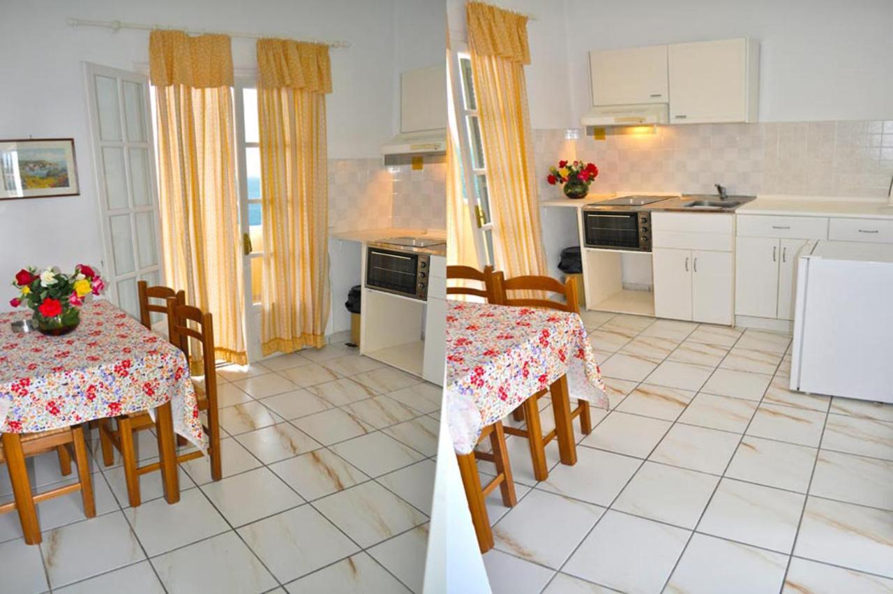 Holiday Apartments Maria With Pool And Panorama View - Agios Gordios Beach Екстериор снимка
