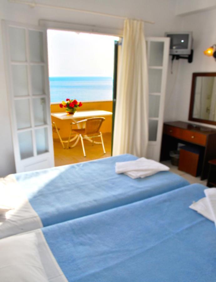 Holiday Apartments Maria With Pool And Panorama View - Agios Gordios Beach Екстериор снимка